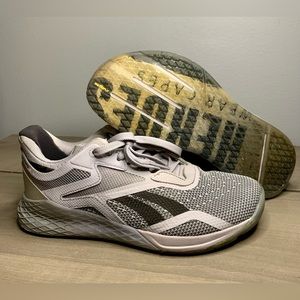 SZ 8 Womens Reebok Nano X Hero Edition Grey CrossFit shoes